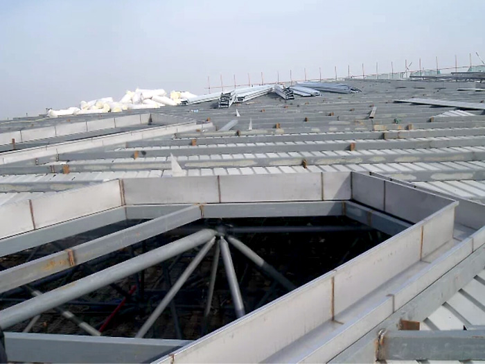 平顶山安吉县体育馆网架